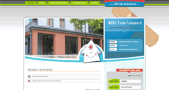 Desktop Screenshot of detska-ambulance.cz