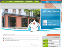 Tablet Screenshot of detska-ambulance.cz